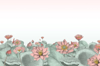 Фотообои  Onprint Blooming soul CHINOISERIE LOTUS q