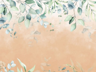Фотообои  Onprint Blooming soul Begie Foliage