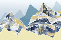 Фотообои Onprint Geometry rules BLUEGOLD MOUNT K q Фотообои Onprint Geometry rules BLUEGOLD MOUNT K q