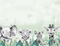 Фотообои  Onprint Детская коллекция Ani green q